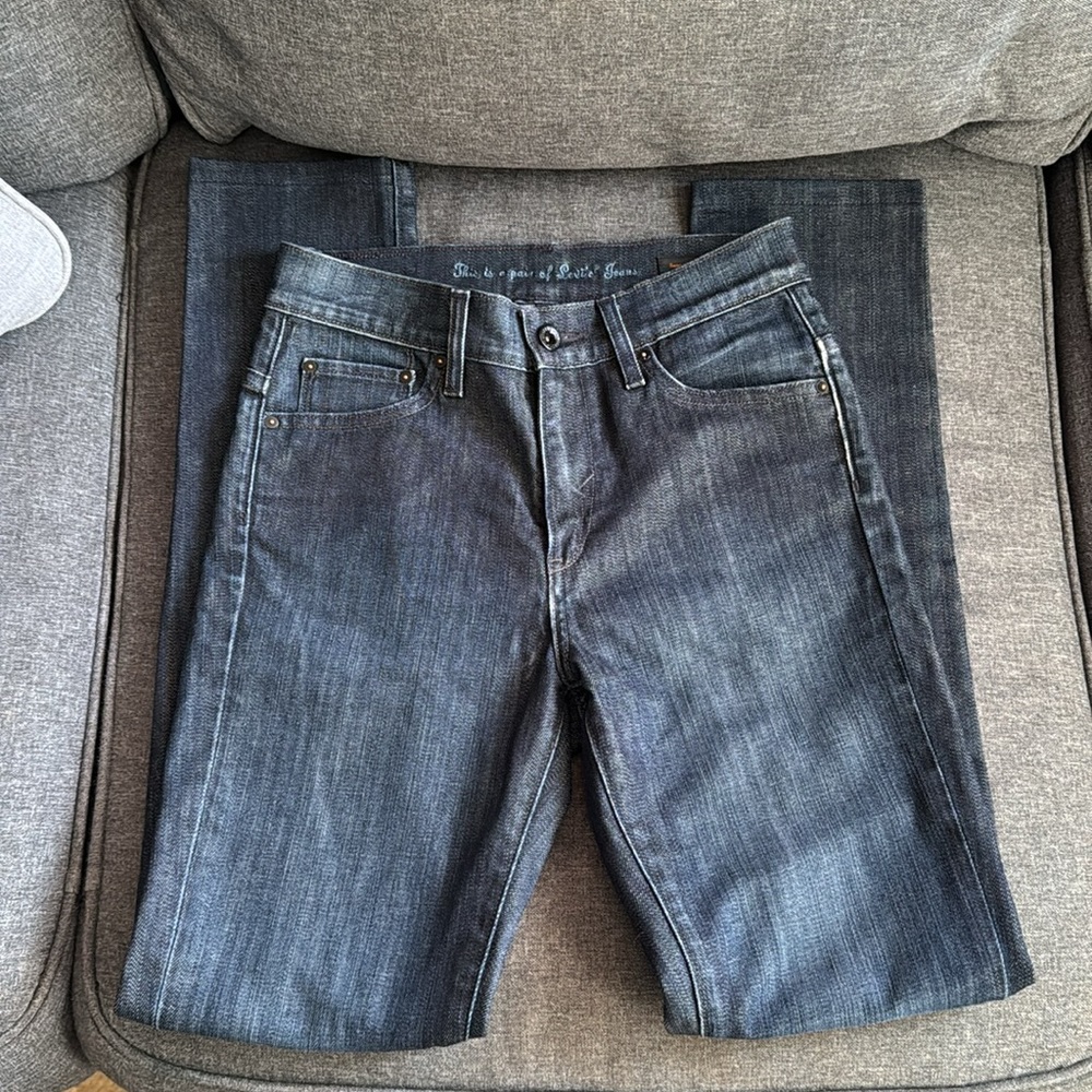 Levi’s Super Hi Rise Skinny Jeans Dark Wash 5-pocket Premium Denim Size OM/25